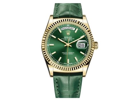 rolex 118138 green|rolex day date president 36mm.